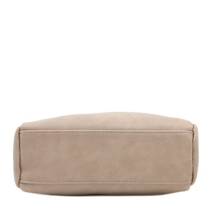 Triple Zip Small Crossbody Bag